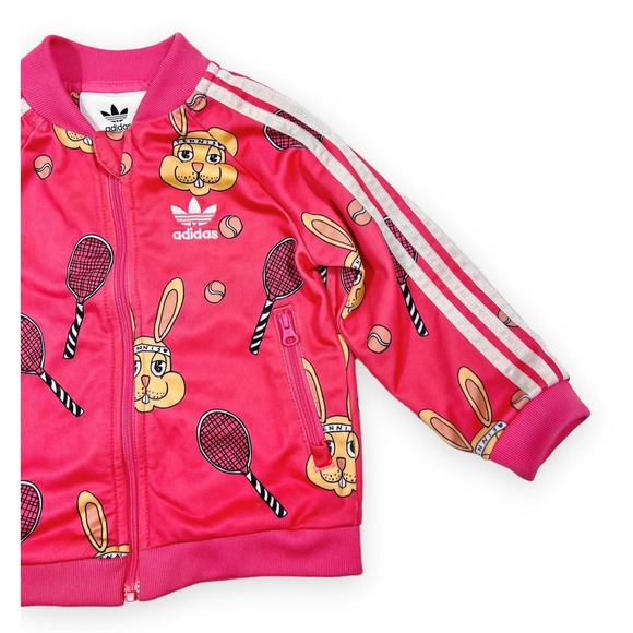 Mini Rodini x Adidas Pink Bunny Jacket - Picture 2 of 6